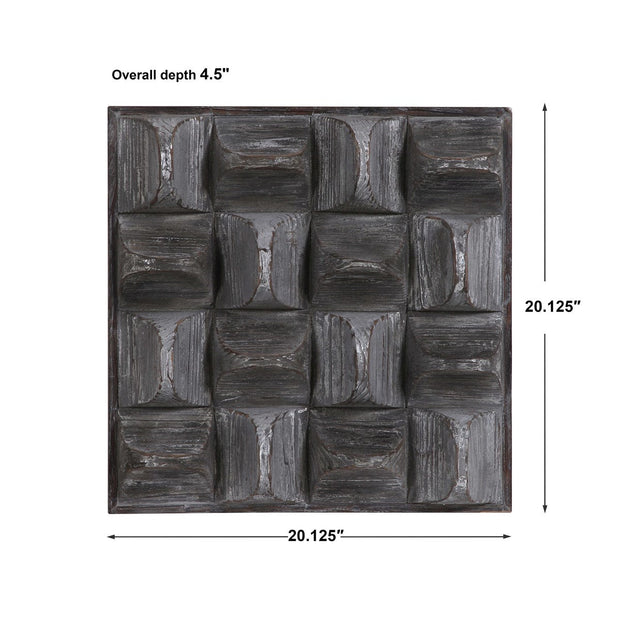 Uttermost Pickford Aged Gray Wood Wall Decor