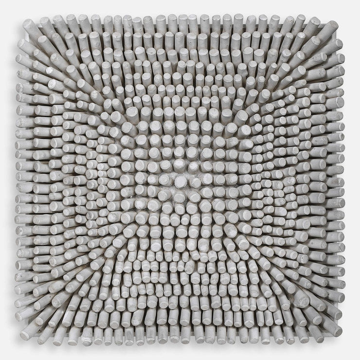 Uttermost Portside Gray Beech Wood Wall Panel