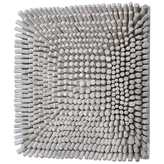 Uttermost Portside Gray Beech Wood Wall Panel