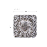 Uttermost Portside Gray Beech Wood Wall Panel