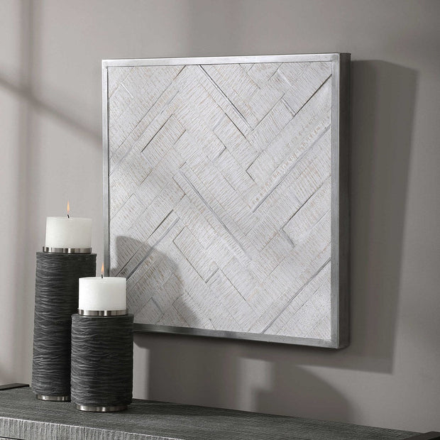 Uttermost Redondo Whitewashed Wood Wall Decor