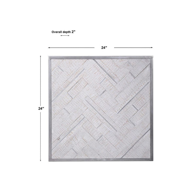 Uttermost Redondo Whitewashed Wood Wall Decor