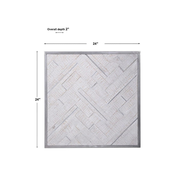 Uttermost Redondo Whitewashed Wood Wall Decor