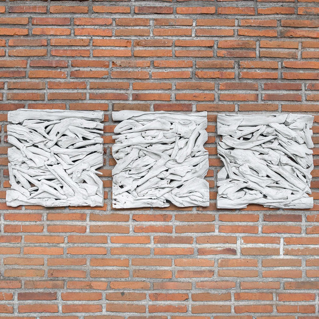 Uttermost Rio Whitewashed Teak Wood Wall Decor