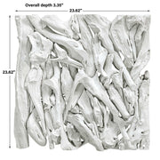 Uttermost Rio Whitewashed Teak Wood Wall Decor
