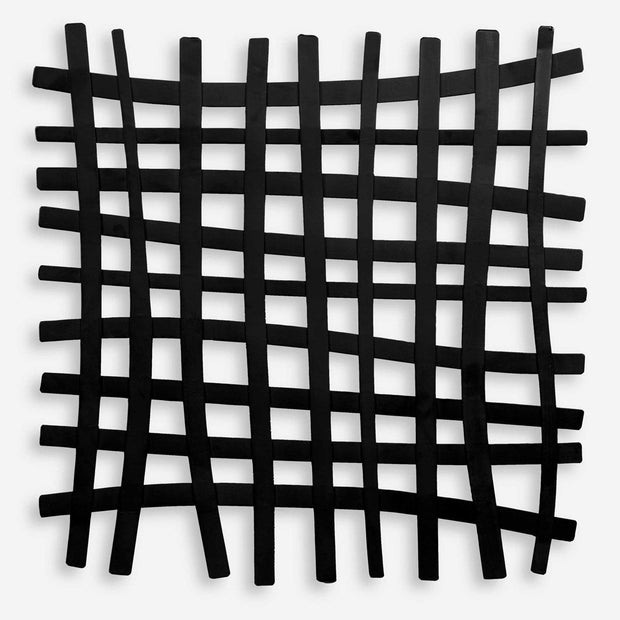 Uttermost Gridlines Matte Black Metal Wall Decor