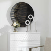 Uttermost Tio Blank and Bronze Iron Wall Disc Metal Wall Decor