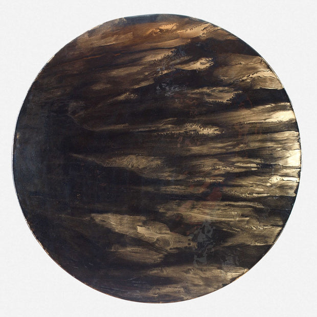 Uttermost Tio Blank and Bronze Iron Wall Disc Metal Wall Decor