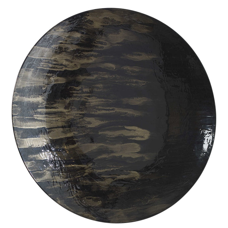 Uttermost Tio Blank and Bronze Iron Wall Disc Metal Wall Decor