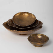 Uttermost Lucky Coins Set of 4 Brass Bowls Metal Wall Decor