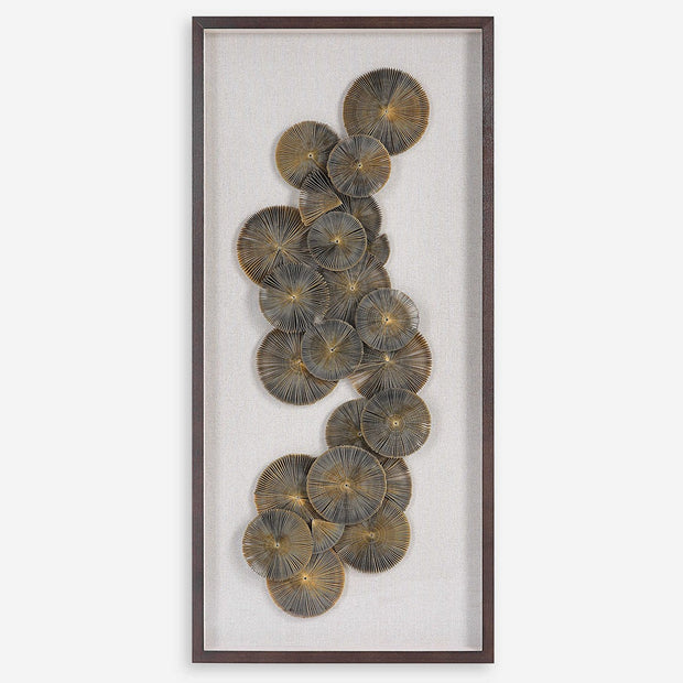Uttermost The Times Layered Medallion Shadow Box Frame