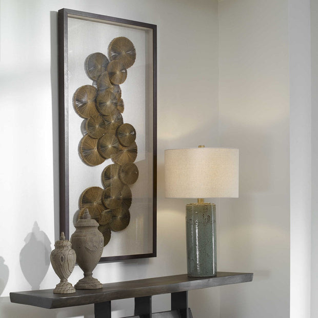 Uttermost The Times Layered Medallion Shadow Box Frame