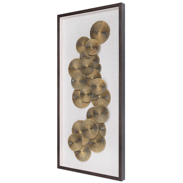 Uttermost The Times Layered Medallion Shadow Box Frame