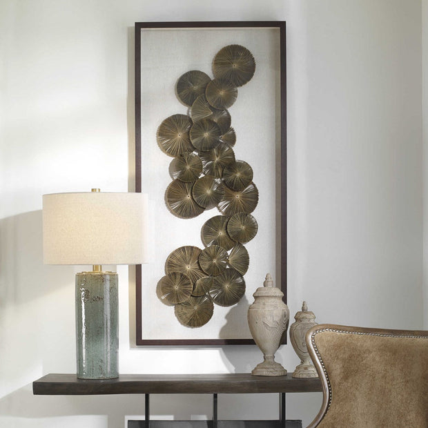 Uttermost The Times Layered Medallion Shadow Box Frame