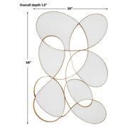 Uttermost Vagabond Glass and Metal Wall Decor