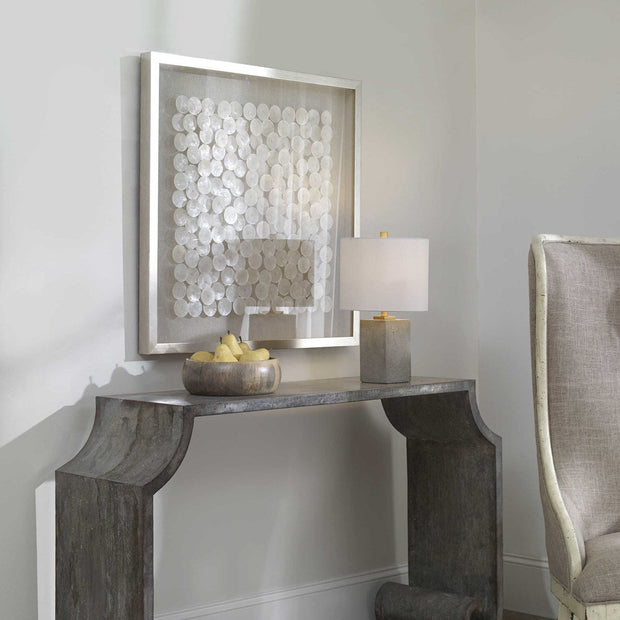 Uttermost Roxas Capiz Shells Shadow Box Frame
