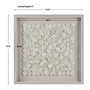 Uttermost Roxas Capiz Shells Shadow Box Frame