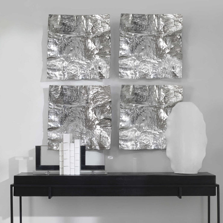 Uttermost Archive Nickel Metal Wall Decor, Nickel