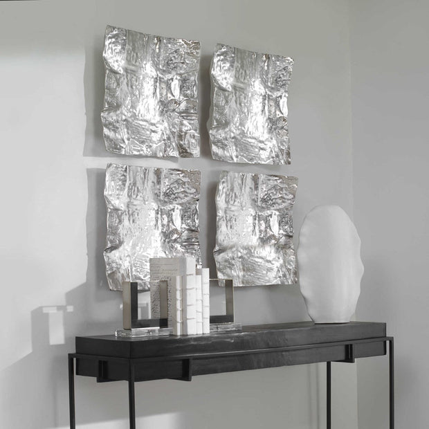 Uttermost Archive Nickel Metal Wall Decor, Nickel