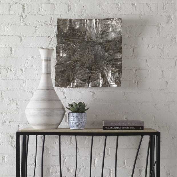 Uttermost Archive Nickel Metal Wall Decor, Nickel