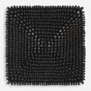 Uttermost Portside Black Beech Wood Wall Panel