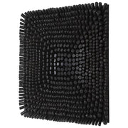 Uttermost Portside Black Beech Wood Wall Panel