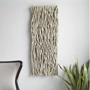 Uttermost Gathered Bleached Teak Wood Wall Decor