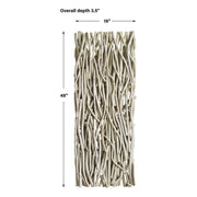 Uttermost Gathered Bleached Teak Wood Wall Decor