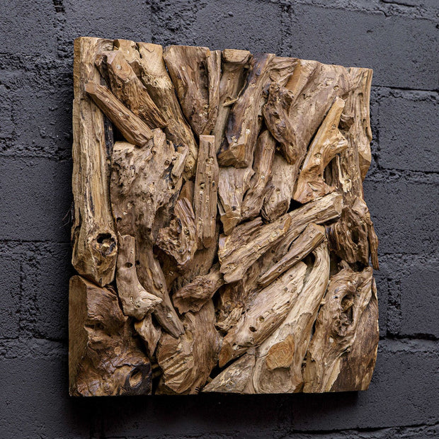 Uttermost Rio Natural Teak Wood Wall Decor