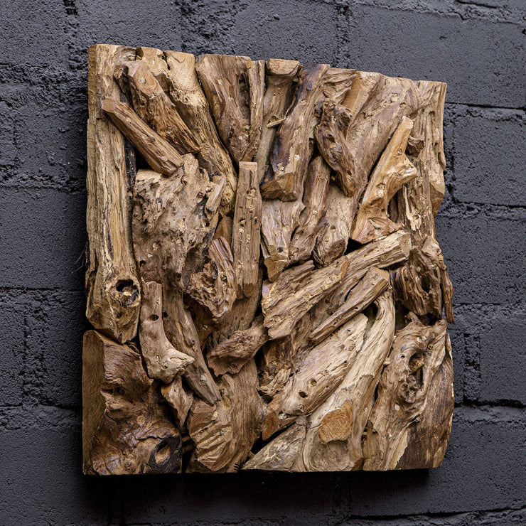 Uttermost Rio Natural Teak Wood Wall Decor