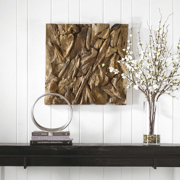 Uttermost Rio Natural Teak Wood Wall Decor