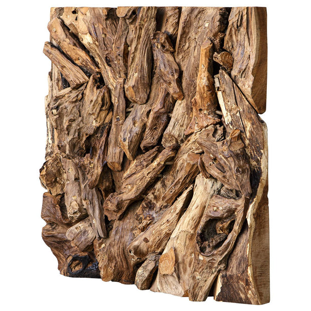 Uttermost Rio Natural Teak Wood Wall Decor