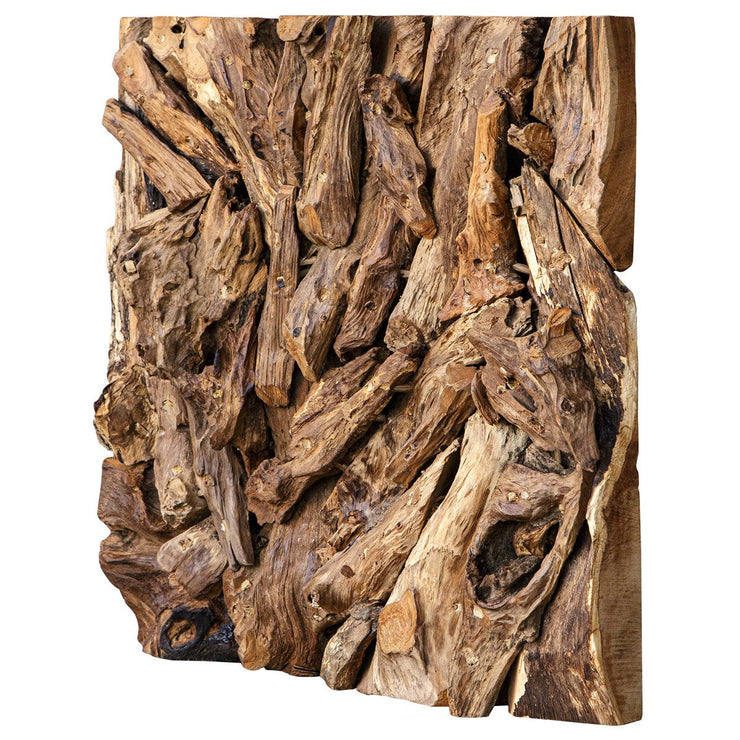 Uttermost Rio Natural Teak Wood Wall Decor