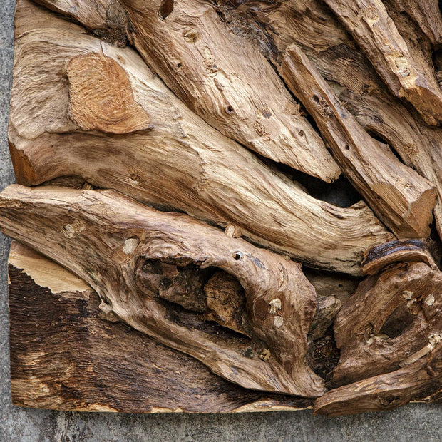 Uttermost Rio Natural Teak Wood Wall Decor