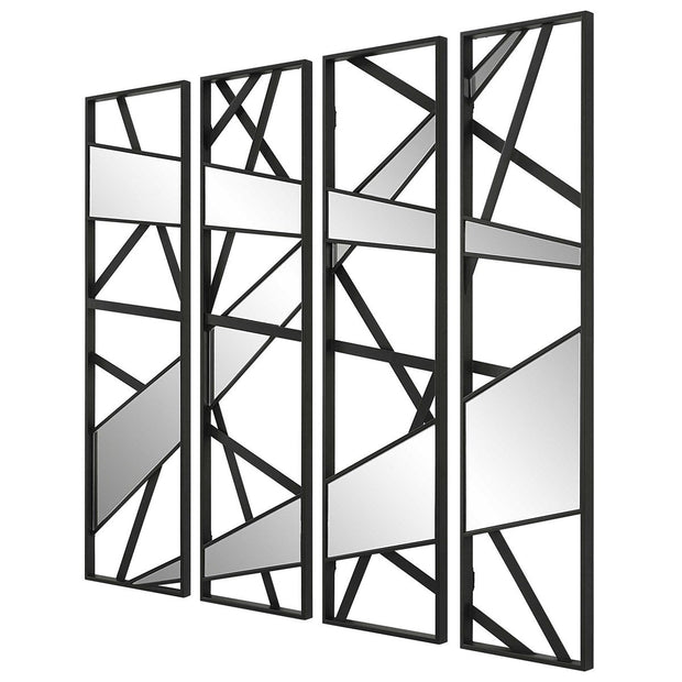 Uttermost Looking Glass Ser of 4 Mirrored Wall Decor