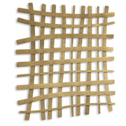 Uttermost Gridlines Antiqued Gold Metal Wall Decor