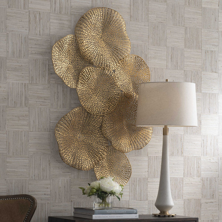 Uttermost Ripley Antiqued Gold Metal Wall Art