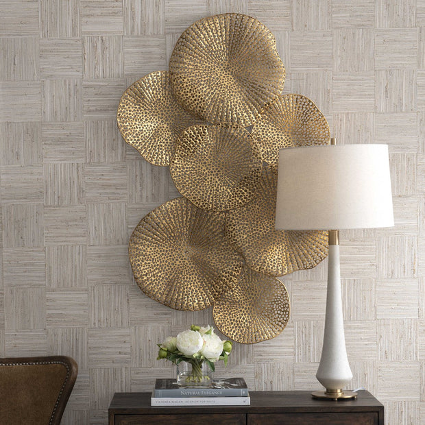 Uttermost Ripley Antiqued Gold Metal Wall Art