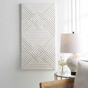 Uttermost Nexus Soft White Fir Wood Wall Decor