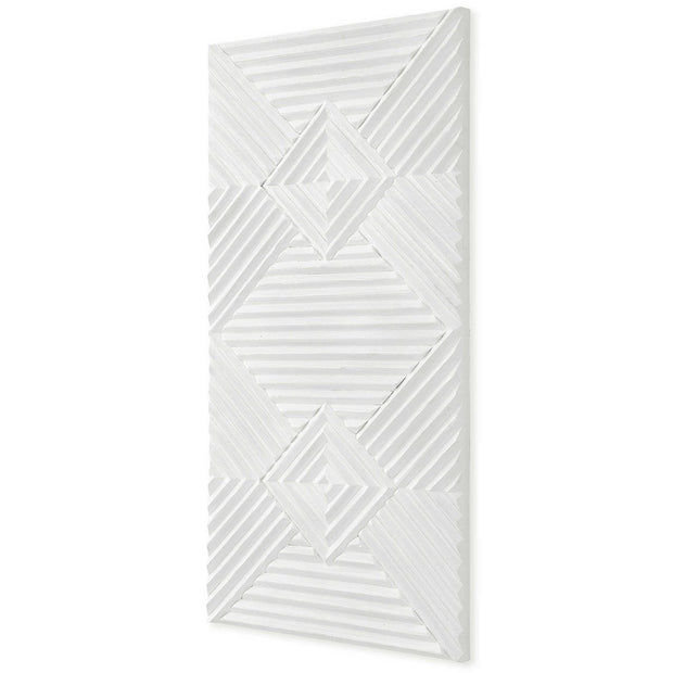 Uttermost Nexus Soft White Fir Wood Wall Decor