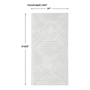 Uttermost Nexus Soft White Fir Wood Wall Decor