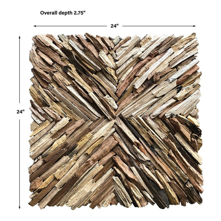 Uttermost Outland Natural Weathered Drift Wood Wall Decor