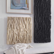Uttermost Gathered Bleached Teak Square Wood Wall Decor