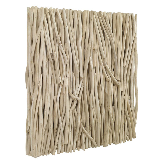 Uttermost Gathered Bleached Teak Square Wood Wall Decor
