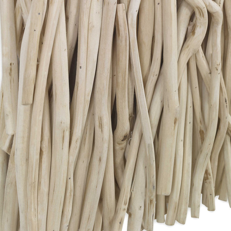 Uttermost Gathered Bleached Teak Square Wood Wall Decor