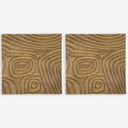 Uttermost Channels Set of 2 Wood Wall Decor