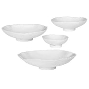 Uttermost Lucky Coins Set of 4 White Bowls Metal Wall Decor