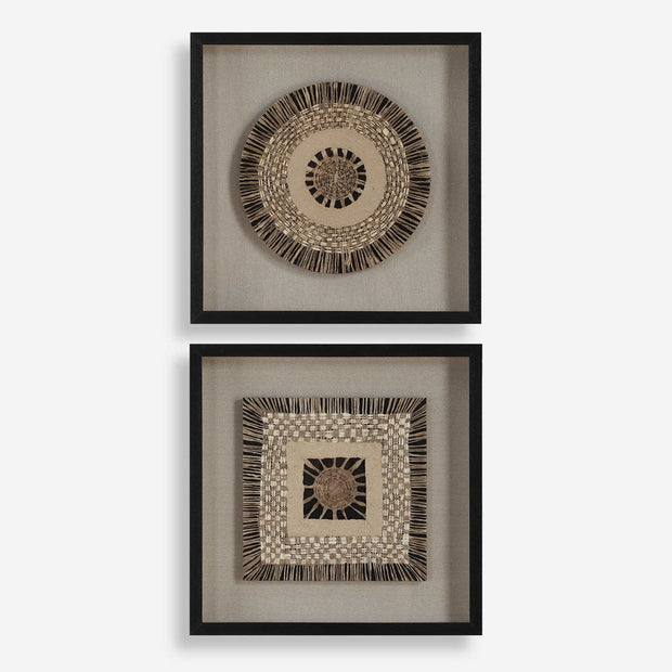 Uttermost Intertwine Set of 2 Shadow Box Frames