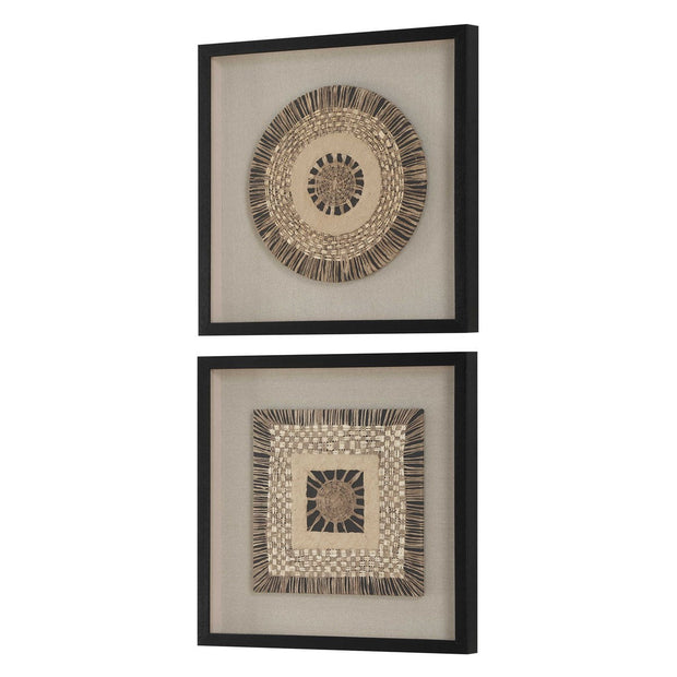 Uttermost Intertwine Set of 2 Shadow Box Frames