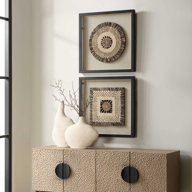 Uttermost Intertwine Set of 2 Shadow Box Frames